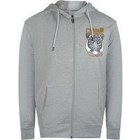 Grafischer Reißverschluss-Hoodie