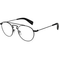 Runde Brille im Aviator-Stil aus Metall
