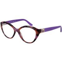 Cat-Eye-Brille aus Acetat in Lila