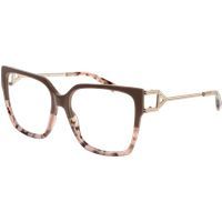 Übergroße eckige Brille mit Acetatrahmen