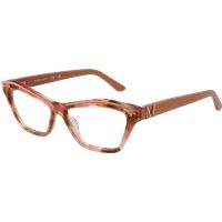 Cat-Eye Acetatbrille mit Logodetail