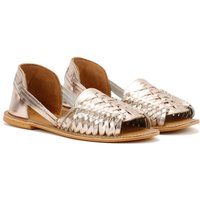 Tower Footwear Hurache Damen Gold Sandalen