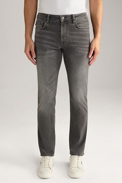Re-Flex Mitch Jeans in Grau Stretch Denim Five-Pocket-Stil