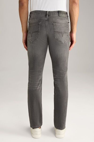 Re-Flex Mitch Jeans in Grau Stretch Denim Five-Pocket-Stil