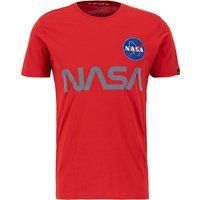 NASA T-Shirt mit reflektierendem Print
