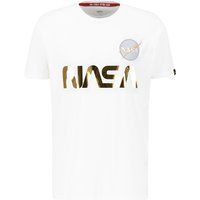 NASA T-Shirt mit reflektierendem Print