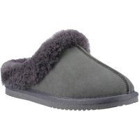 Hush Puppies Amara Wildleder Damen Hausschuhe in Grau