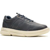 Hush Puppies Baylor Leder Herren Sneakers in Marineblau