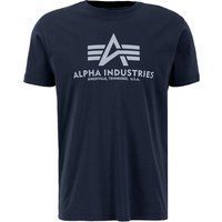 T-Shirt mit reflektierendem Logo-Print aus Baumwolle