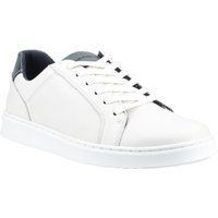 Hush Puppies Madden Leder Herren Weiße Sneakers