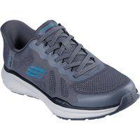 Skechers Equalizer 6.0 Textil Herren Sneaker Grau/Blau
