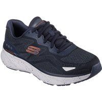 Skechers Edgeride Konzo Herren Textil Sneaker In Marineblau/orange