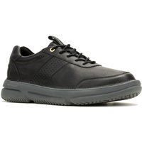 Hush Puppies Baylor Leder Herren schwarze Sneakers