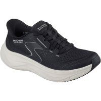 Skechers Skech Cloud Plush Horizon Polyester Damen Schwarz/Weiß Sneaker
