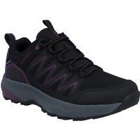 Hi-Tec Stealth Low Womens Polyester Damen Wanderschuhe in Schwarz/Lila