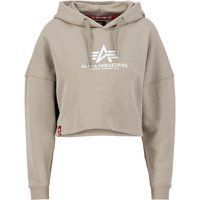 Cropped Oversized Kapuzenpullover Damen Casual