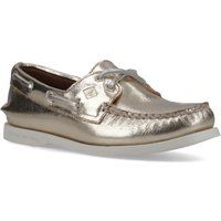 Sperry Authentic 2 Eye Damen Bootsschuhe Aus Leder In Gold