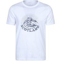 Mountain Warehouse Herren Pitlochry T-Shirt mit kurzen Ärmeln (Weiß)