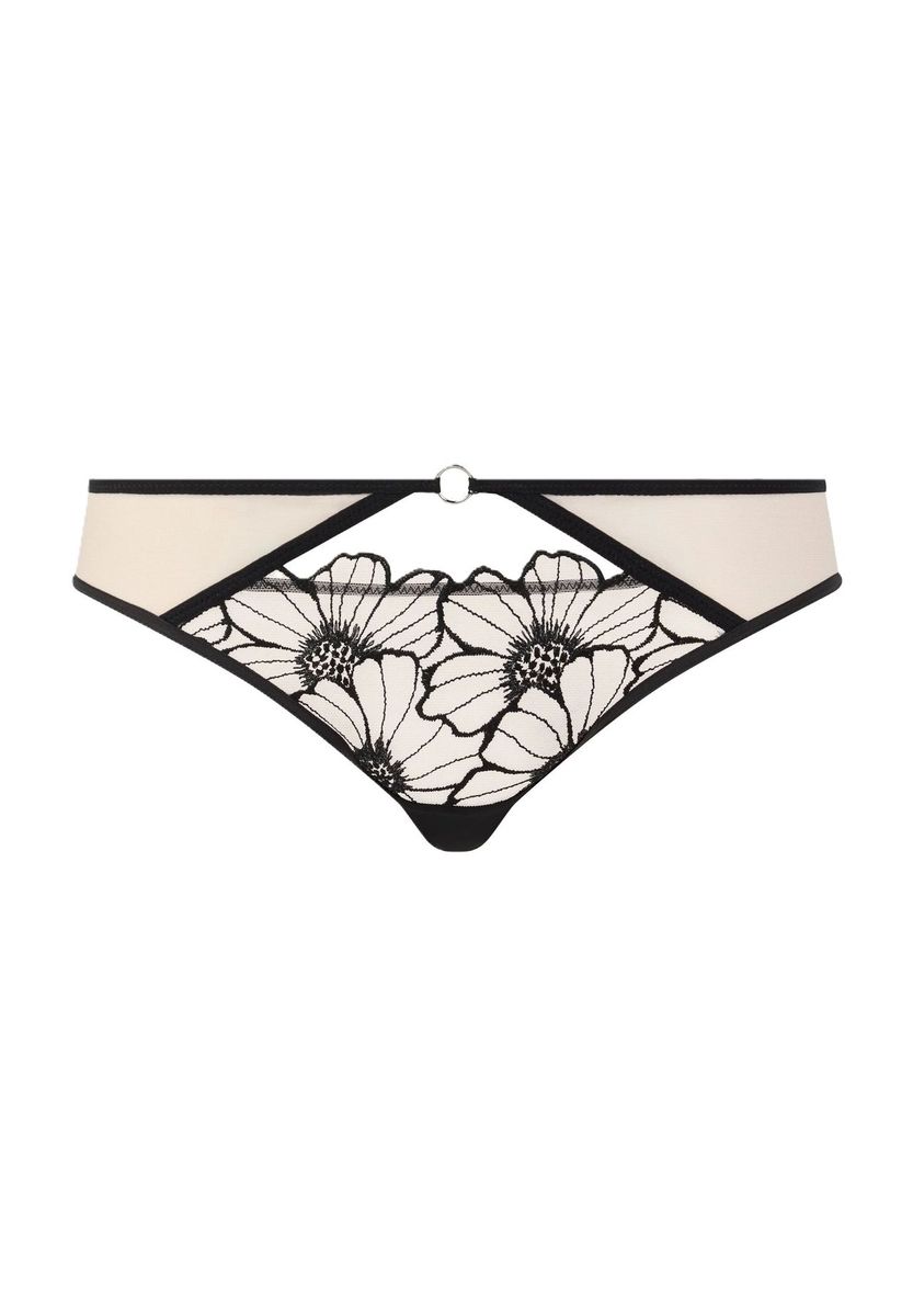 Blumige Unterwäsche Slips mit Stickerei