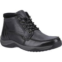 Hush Puppies Daryl Herren Schwarze Leder Knöchelstiefel
