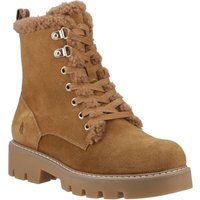 Hush Puppies Aurelia Wildleder Damen Tan Winter Stiefeletten