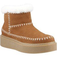 Hush Puppies Brielle Wildleder Damen Tan Winter Stiefeletten