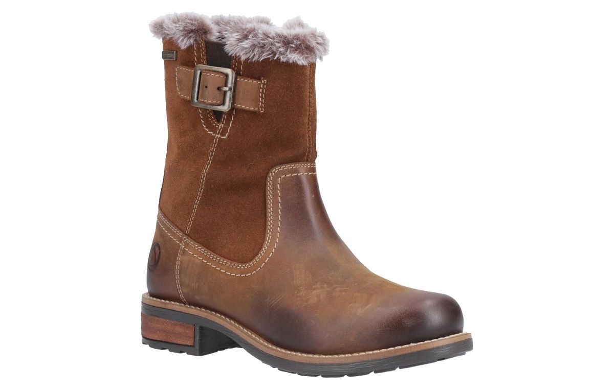 Wasserdichte Leder- und Wildlederstiefel
