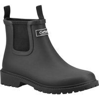 Cotswold Barton TPR+Neopren Damen schwarze Gummistiefel
