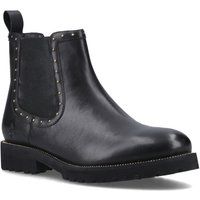 Hush Puppies Gwyneth Damen Chelsea Stiefel aus schwarzem Leder
