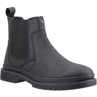 Hush Puppies Jamie Leder Herren Stiefel Schwarz