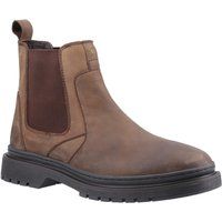 Hush Puppies Jamie Leder Herren Stiefel in Braun