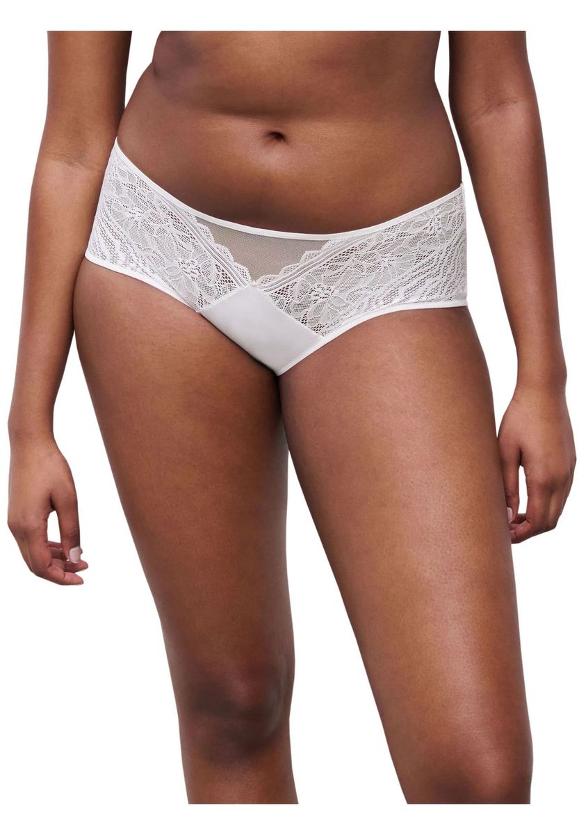 Hüftslip mit floraler Spitze