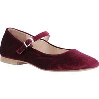 Hush Puppies Pasha Samt Damen Bordeaux Schuhe