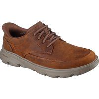 Skechers Arch Fit Garza Rowan Leder Herren Schnürschuhe in Dunkelbraun