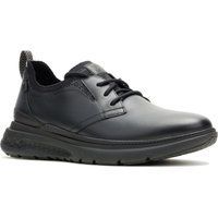 Hush Puppies Excel Leder Herren Schnürschuhe Schwarz/Schwarz