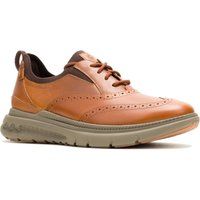 Hush Puppies Excel Leder Herren Cognac Schnürschuhe