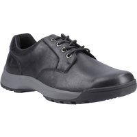 Hush Puppies Vinson Leder Herren Schnürschuhe Schwarz