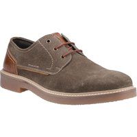 Hush Puppies Herren Leder Khaki Schnürschuhe