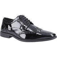 Hush Puppies Elliot Leder Herren Schwarze Brogues Schuhe