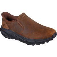 Skechers Conner Rayne Herren Mokassins Aus Dunkelbraunem Leder