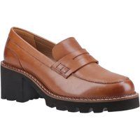 Hush Puppies Giavanna Leder Damen Tan Loafers