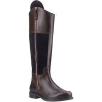 Cotswold Buscot Leder Damenstiefel Braun/Marineblau