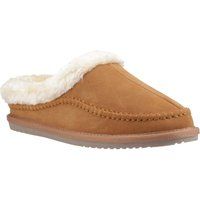 Hush Puppies Atticus Wildleder Herren Hausschuhe in Tan