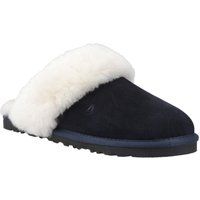 Hush Puppies Samantha Damen Hausschuhe aus Wildleder in Marineblau
