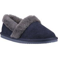 Hush Puppies Ariel Wildleder Damen Hausschuhe in Navy
