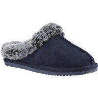 Hush Puppies Amara Wildleder Damen Hausschuhe in Marineblau