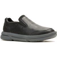 Hush Puppies Baylor Leder Männer Schwarz Slipper