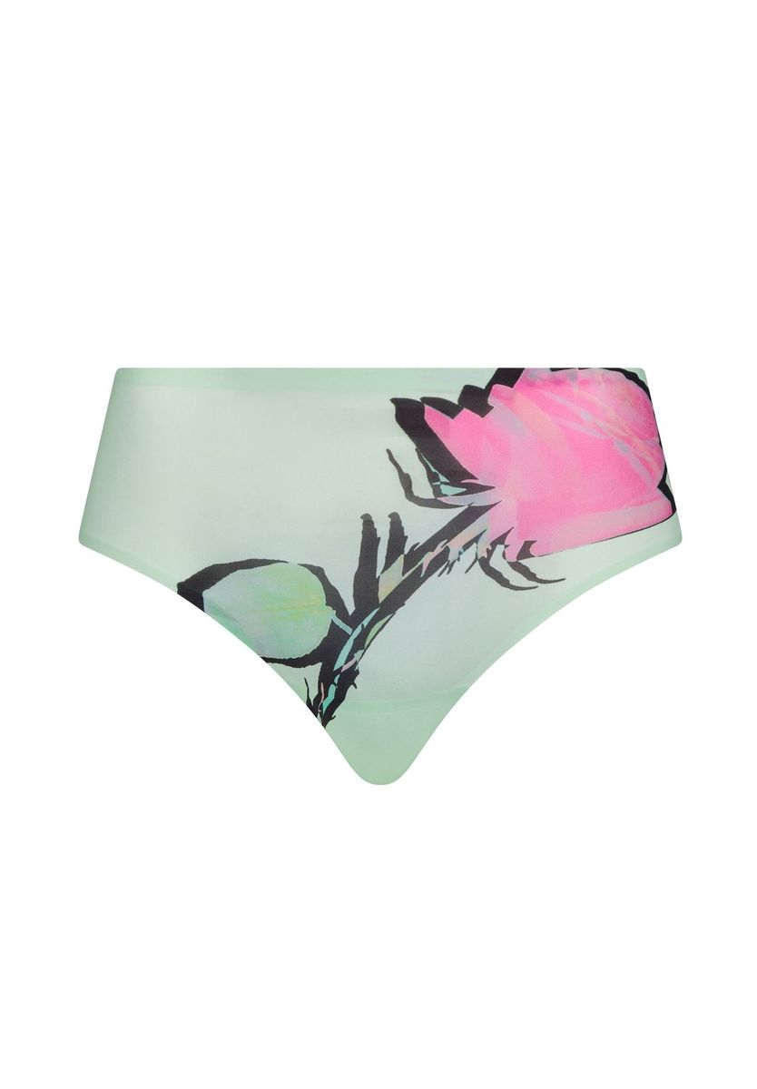 Nahtloser Slip mit Blumendruck