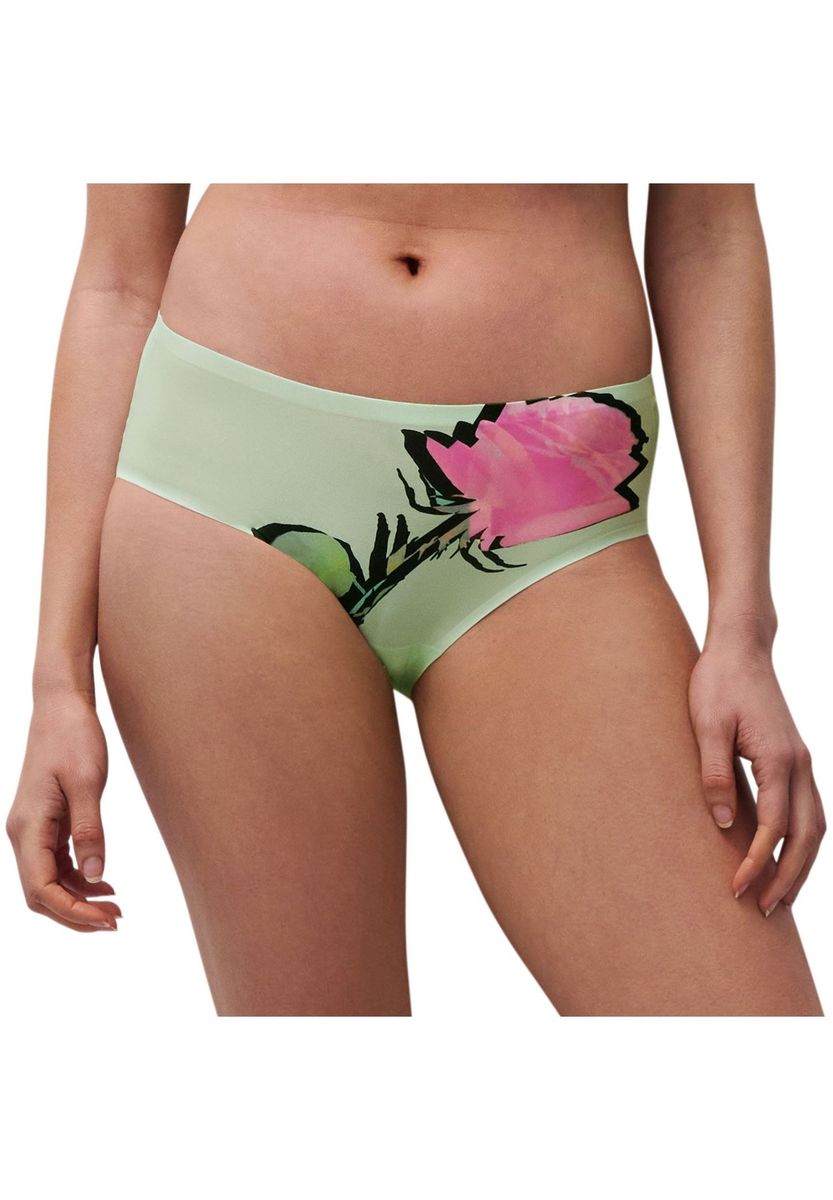 Nahtloser Slip mit Blumendruck