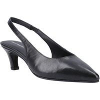 Hush Puppies Nahla Leder Damen Schwarze Spitz Zehen Slingback Schuhe